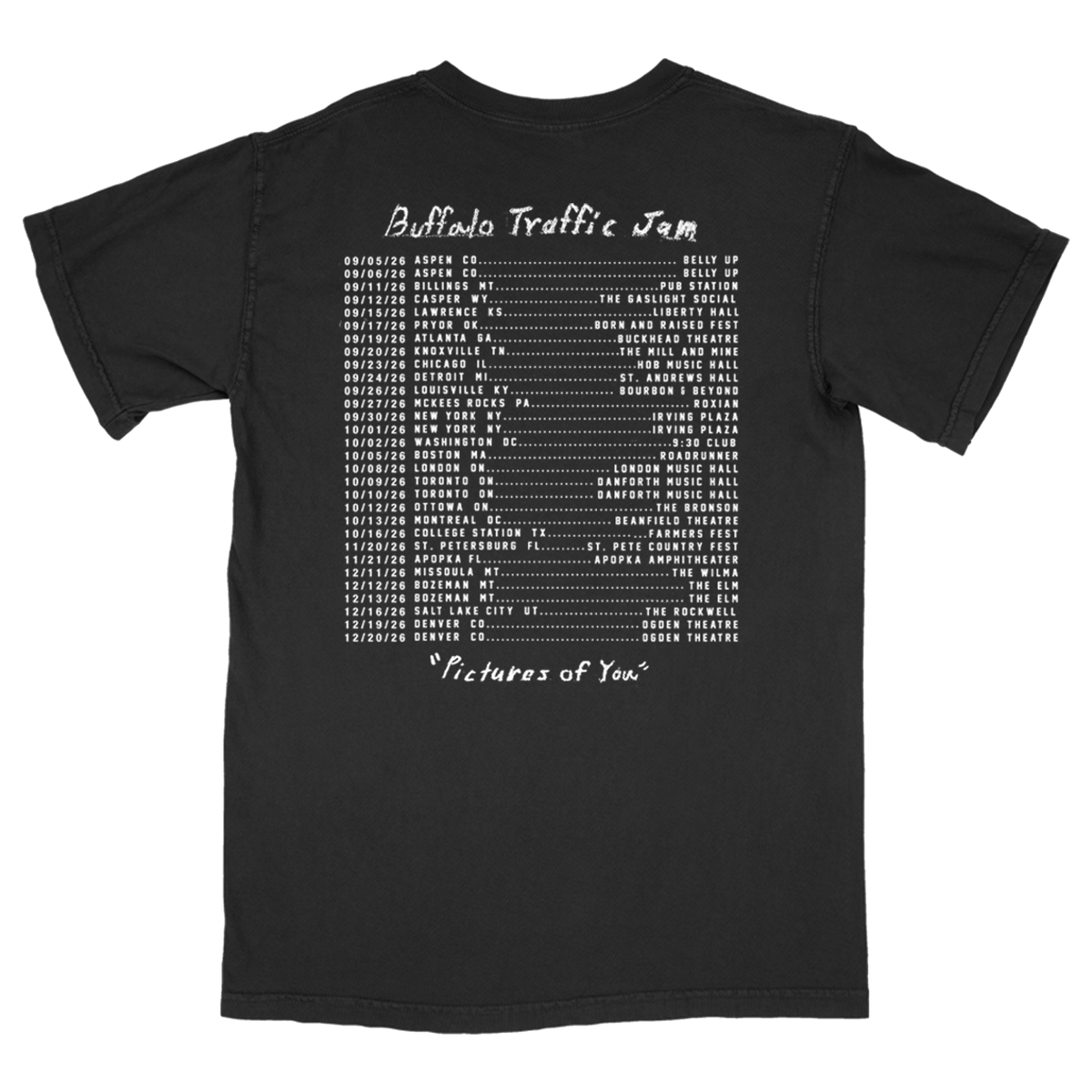 Pictures of You Tour Tee