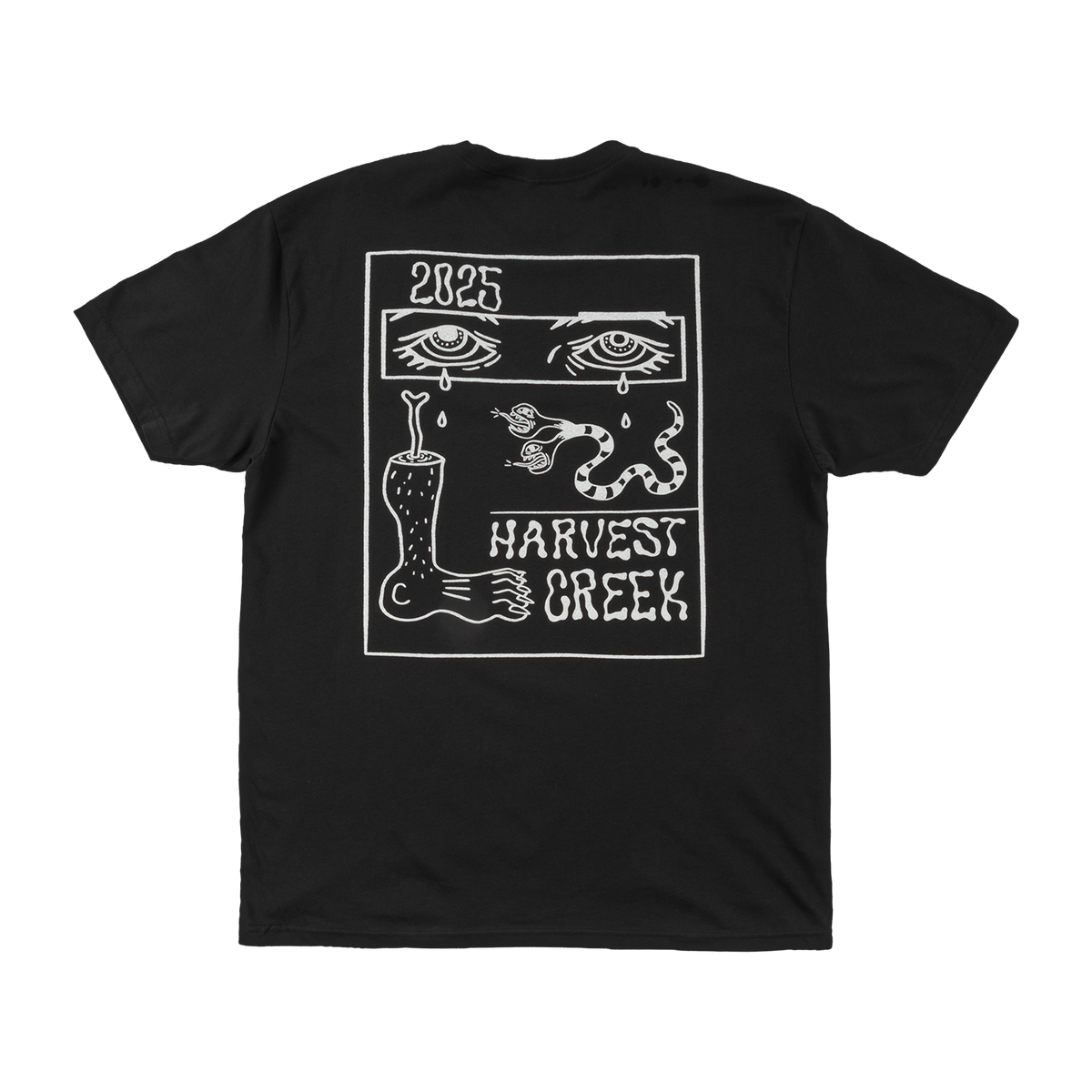 Harvest Greek 2025 Black Tee