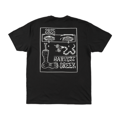 Harvest Greek 2025 Black Tee