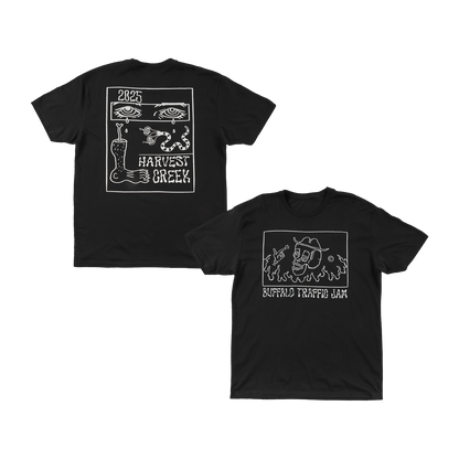Harvest Greek 2025 Black Tee